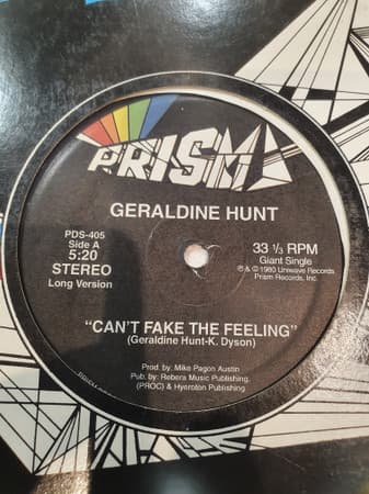 Geraldine Hunt – Can't Fake The Feeling