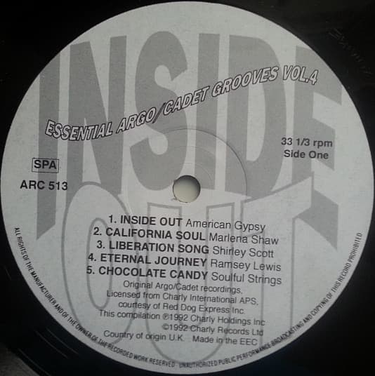 Inside Out - Essential Argo/Cadet Grooves Vol. 4 image 3
